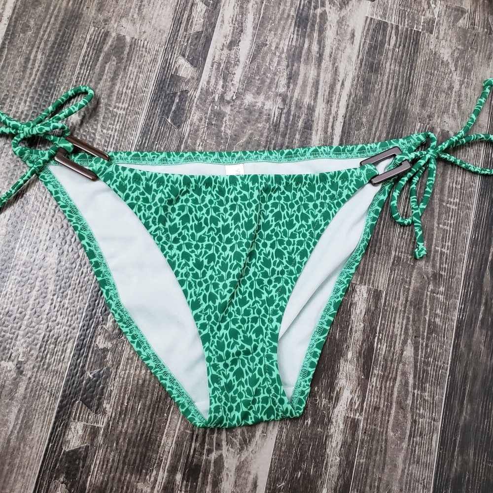 ⭐Victoria Secret Swim Green Print Bikini Bottoms